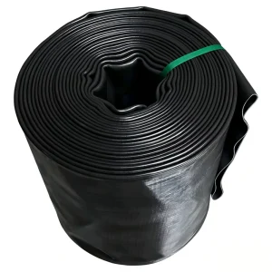 6 24 Inch Black PVC Layflat Hose Agricultural Irrigation High Pressure Flexible Hose