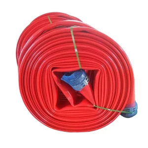 6-8″ Red Flexible High Pressure Heat Resistant Agricultural Irrigation TPU Layflat Water Hose