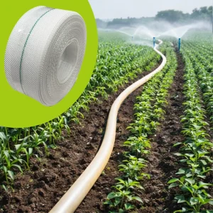 6 Inch 100m PE High Strength Woven Layflat Hose 4.3 Bar Wear Resistant Flexible Hose for Irrigation