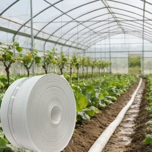 6 Inch 100m PE Woven Layflat Hose 4.3 Bar Abrasion Resistant Flexible Hose for Irrigation