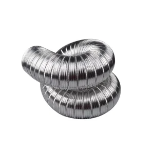 6 Inch Fireproof Aluminum Foil Duct Hose Quick Install Flexible Vent Pipe for Kitchen and Air Conditioning