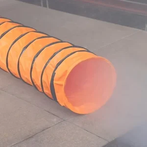 6 Inch Flexible PVC Canvas Duct Hose Pipe Collapsible Ventilation Air Conditioning for Hospital Gym Industrial Design