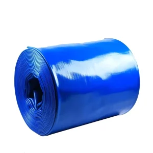 6 Inch PVC Lay Flat Water Hose 3-6bar Working Pressure 6-9bar Burst Pressure 1.5-2mm Thickness