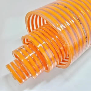 6 Inch Suction Hose Pipe PVC Reinforced Flexible Helix Hose