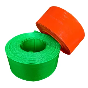 6 Inch Water Pump Discharge Pipe Farm PVC Lay Flat Irrigation Hose Watering Pipe PVC Soft Flexible Irrigation Lay Flat Hose