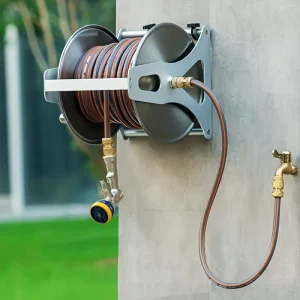 60 M Automatic Swivel Pressure Stainless Heavy Car Trolley High Pressure Washer Retractilgarden Hose Roll Hose Reels