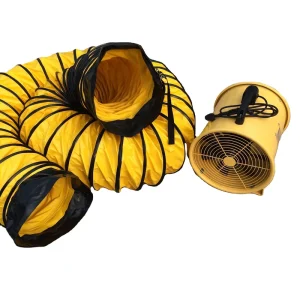 600mm 5m PVC Flexible Exhaust Spiral Air Hose Ducting Air Ventilation Blower Duct