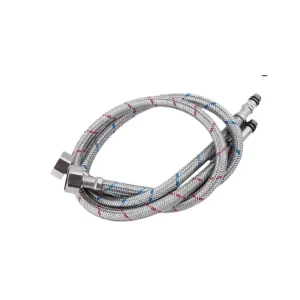 60cm Stainless Steel Flexible Braided Metal Hose for Kitchen Wash Basin Inlet Water Pipe with Easy Installation 3 Year Warranty