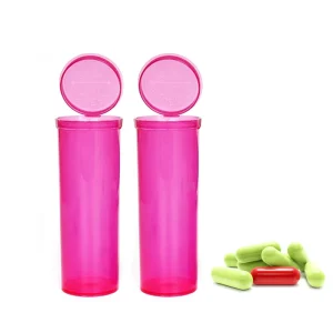 60dram Plastic Pop Top Container for Medicine Pill Prescription