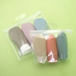 60ml Pink Blue Gray Empty Squeeze Tube Shower Gel Shampoo Plastic Bottle with Custom Label Travel Packaging