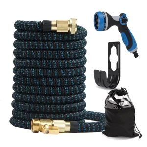 75FT Lightweight Flexible Magic Water Hose Expandable Garden Hose Pipe with 10 Function Spray Gun