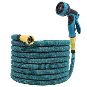 75ft Expandable Garden Hose With Holder Heavy Duty Superior Strength 3750D