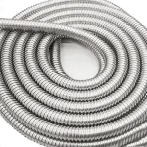 75mm 100mm 125mm 150mm Flexible 304 Stainless Steel Hose Pipe Threading Cable Corrugated Conduit Model JWT PE