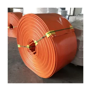 8″ 10″ 12″ 14″ TPU Layflat Flexible Hose Heavy Duty High Pressure Large Diameter Rubber Water Hose
