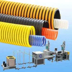 8-12 Inches Single-screw PVC Spiral Hose Making Machine PVC Suction Hose Production Line PVC Spiral Reinforced Hose