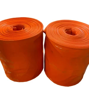 8 18Inch Orange PVC Lay Flat Water Hose Irrigation System PVC Lay Flat Irrigation Hose
