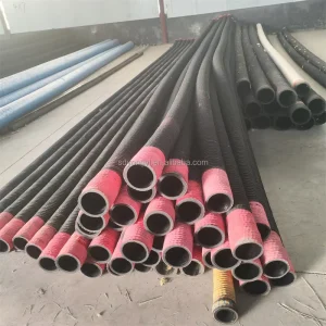 8-Inch (200mm) Two-Layer Steel Wire Braided NBR Oil-Resistant Corrosion-Resistant High-Strength Suction Discharge Hose