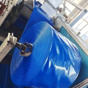 8 Inch 3 Bar Blue PVC Layflat Delivery Hose Pipe Agricultural Irrigation Construction Drainage Industrial Mining