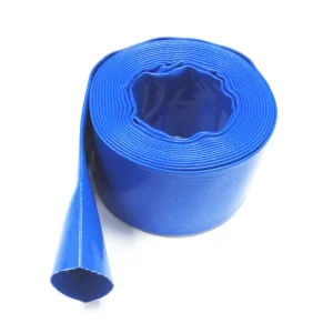 8 Inch Flexible 6 Bar PVC High Pressure Light Weight Water Lay Flat Discharge Hose 100m Without Connection