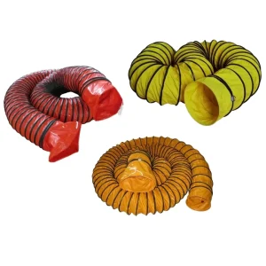 8″ Insulated Flexible Air Duct Hose 10m CE Certified HVAC Ventilation Duct for Industrial Confined Space Extractor