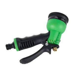 8 Patterns Soft Grip Car Washer Hose Nozzle Plastic Spray Water Gun