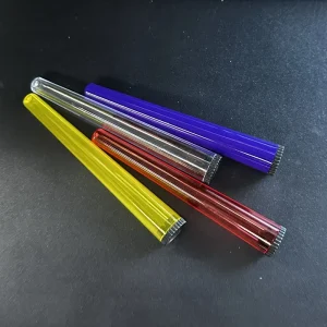 84mm 110mm Pop Top PS Cone Tube Pre Rigid Plastic Packaging Customizable Printing or Labeling