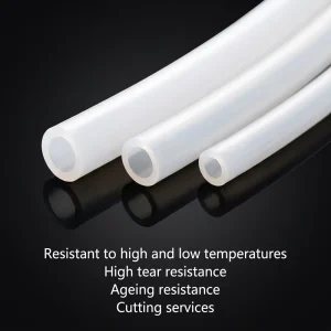 8mm 9mm Custom Transparent Food Grade High Temperature Resistant Flexible Silicone Hose Tube
