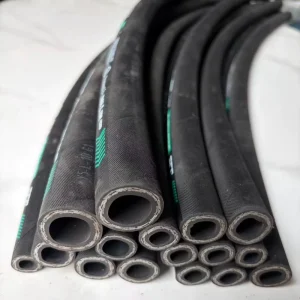 8mm ID Single Steel Wire Braided Hydraulic Hose Cloth Cover 30m for Industrial Hydraulic Oil Delivery