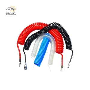 8x12mm PU Polyester Spring Tube Flexible -20~80 Industrial Rubber Hose Mechanical Pneumatics 6-15m Length Cutting