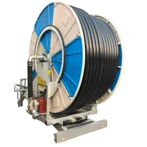 90mm Diameter Hose Reel Sprinkler with Gearbox and Pump Durable Remote Control System