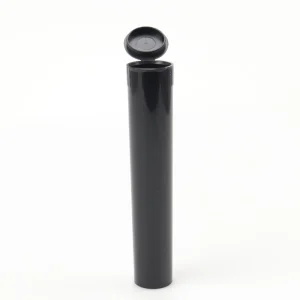 96 mm Child-Resistant Pop Top Plastic Tubes Custom Pre-roled Packaging Containers