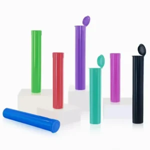 Child Resistant Plastic PP Hinged Tube Squeeze Pop Top Tubes