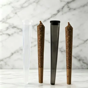 98mm 112mm Plastic Child Proof Dispensary Tube