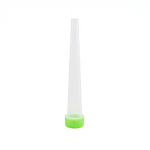 98mm 120mm Plastic Child Resistant Storage Tube Push Down and Turn Closure Custom Color Logo Packaging