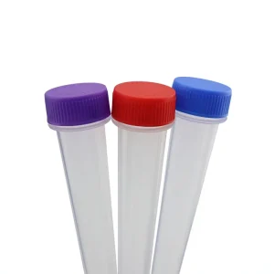 98mm 120mm Plastic Packaging Tube with Child Resistant Closure Round Conical Design Custom Logo and Color