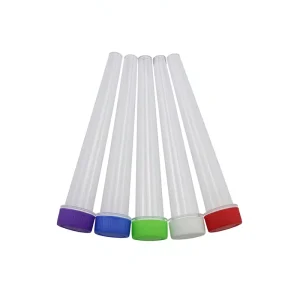 98mm 120mm Plastic Round Conical Tube with Child Resistant Cap Custom Color Logo Factory Direct Supply