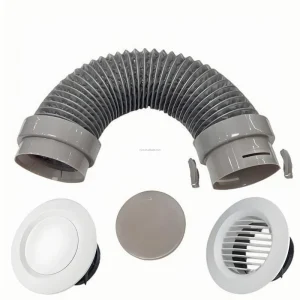 ABS Material Aluminum Foil Flexible Connection End of Central Air Conditioning Fresh Air System