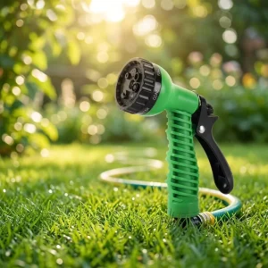 ABS Multifunctional 7 Function Water Spray Gun Convenient Household Car Wash Plastic Water Gun Head for Outdoor Flowers Sprayers
