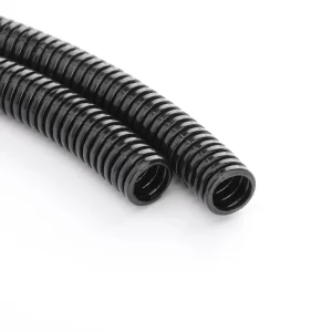 AD18.5 PE Black Flexible Corrugated Pipe Plastic Corrugated Wire Hose Corrugated Tubing
