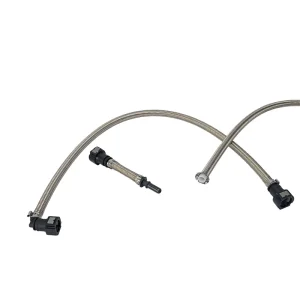 AN 6 AN6 Stainless Braided PTFE Fuel Line Oil Gas Hose 1M 3FT ID=7.9mm