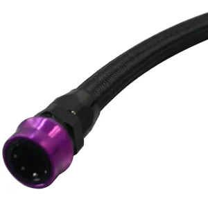 AN4-AN10 Nylon Braided CPE Rubber Hose Assembly with Anodized Quick Disconnect Fittings Easy to Install