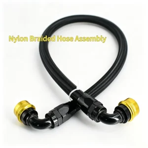 AN4-AN16 Quick Connect Swivel Anodized Fitting Nylon 304SS Braided CPE Rubber Fuel Hose Assembly -40℃~120℃ Custom Length