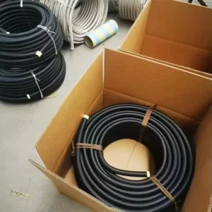 AN4 AN6 AN8 AN10 AN12 AN16 AN20 Black Nylon Braided CPE Stainless Steel -40~120 Fuel Line Racing Hose Oil Cooler Hose
