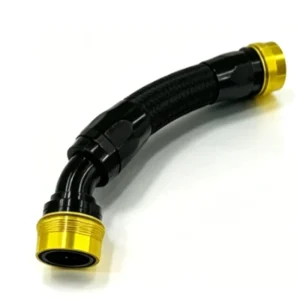 AN8 AN10 Quick Release Fitting Fuel Swivel Hose End With ORB to Barb Adapter Aluminum for Rubber Hose Straight/45/90Degree