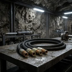 Abrasion Resistant Mining Hydraulic Hose High Pressure 4SP Steel Wire Spiral Reinforced Flexible Rubber Oil Pipe