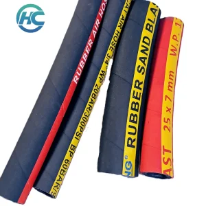 Abrasion resistant Rubber Grit Blasting Hose and Flexible Concrete Sandblast Hose