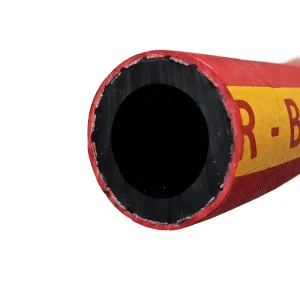 Abrasion-resistant SBR Steel Wire Reinforced Rubber Grit Blasting Hose Flexible Concrete Sandblast Hose Cutting Service Black