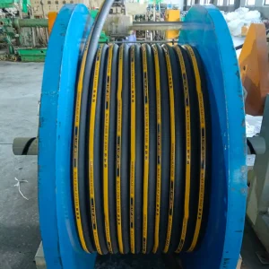 Abrasive Material Hose Fiber-reinforced Flexible Rubber Wear-resistant Sandblasting Hose 20bar 10bar