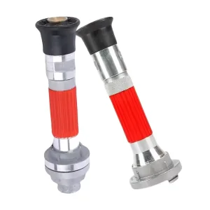 Adjustable Aluminum Alloy Spray Fire Nozzle for Class A/B Fires 1/2 Firefighting Equipment Accessory