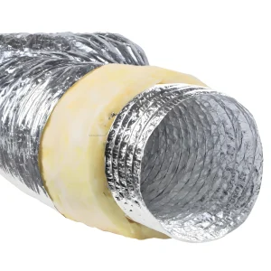 Adjustable Aluminum Foil Rock Wool Composite Duct Flexible Connector for Ventilation Systems